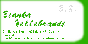 bianka hellebrandt business card